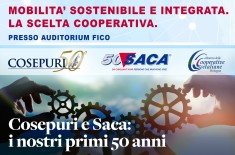 Sustainable and integrated mobility. The cooperative choice ”: the conference for the 50th anniversary of Cosepuri and Saca